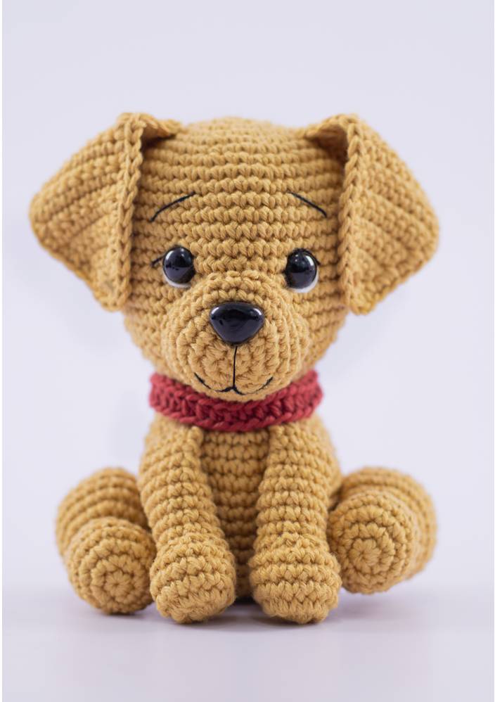 Caramel Dog Crochet Pattern PDF – Amigurumi Puppy Plush Toy Tutorial Free Pattern From Circulo