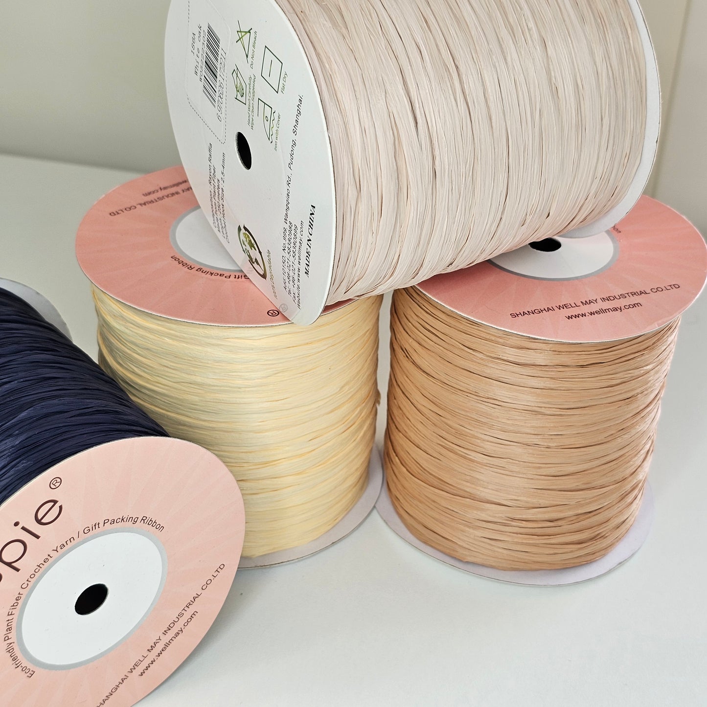ISPIE Rayon Raffia Yarn – Eco Crochet Yarn for Bags & Hats (Canada)