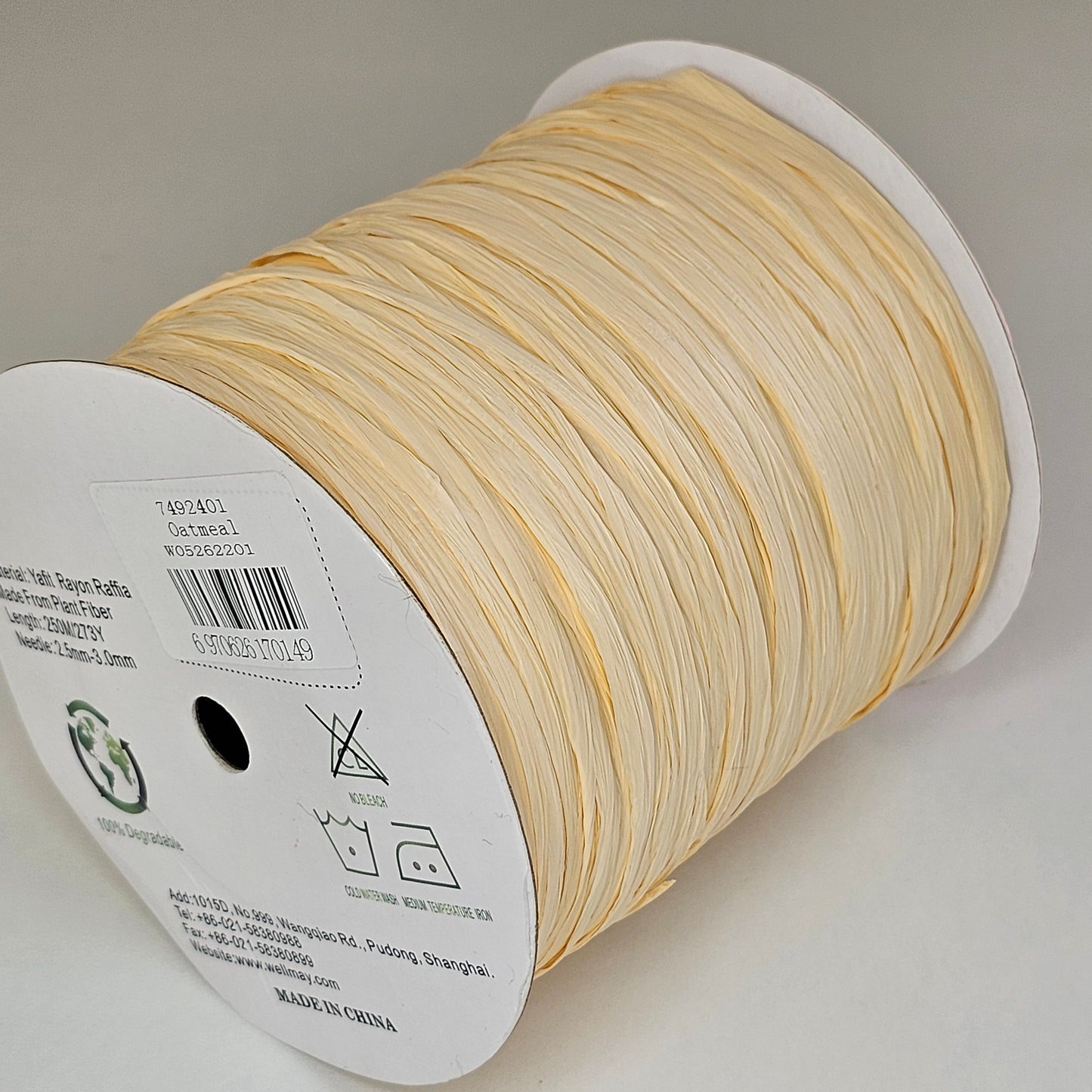 ISPIE Rayon Raffia Yarn – Eco Crochet Yarn for Bags & Hats (Canada)