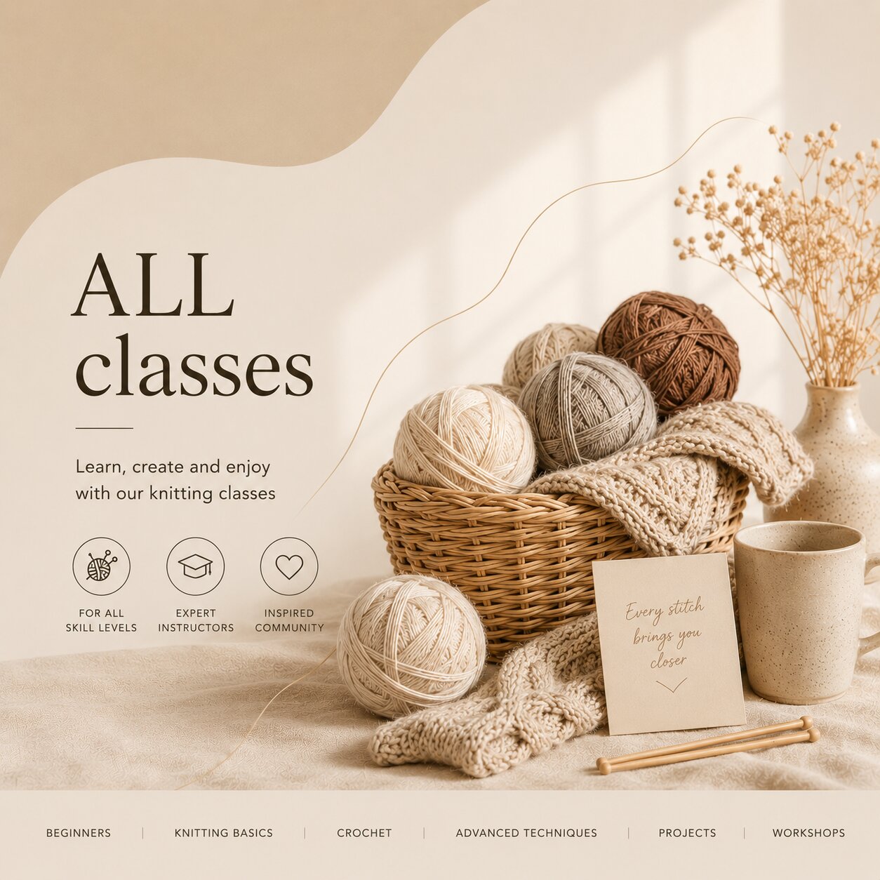 Pattern Workshops | Knitting & Crochet Classes