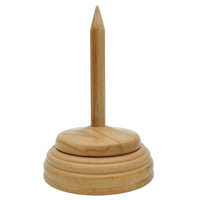 Wooden Yarn Spindle | Yarn Holder for Knitting & Crochet | Ellyn Yarn