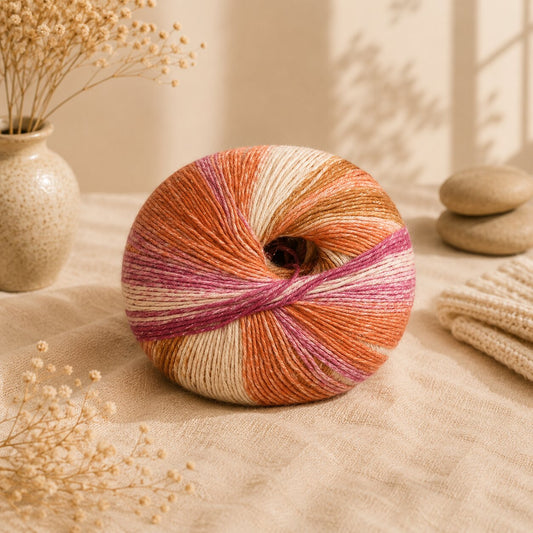 Multicolor Cotton Yarn Canada – Estelle 50 Cotton Lux (Lightweight Summer Yarn)