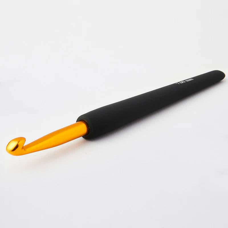 ✨ KnitPro Crochet Hook Aluminum Gold Single Ended