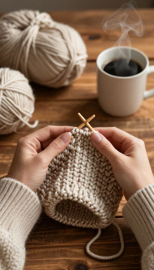 Learn to Knit Continental Style in Calgary | Beginner Knitting Class Canada