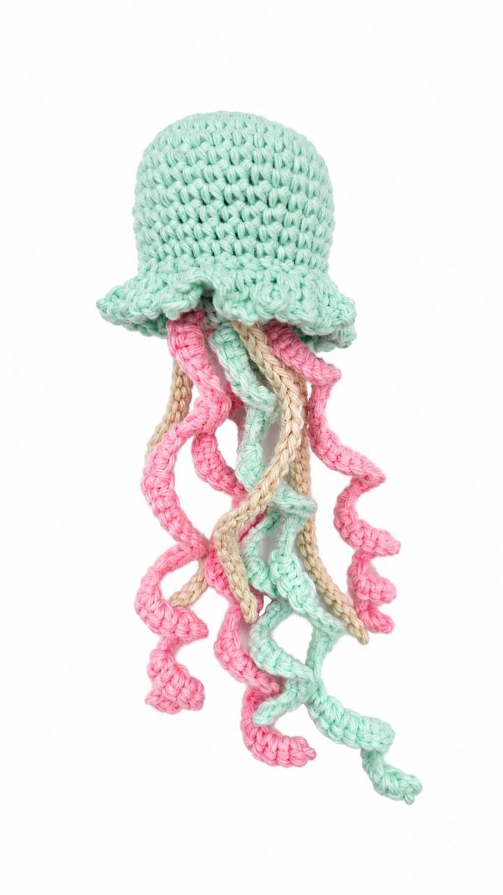 Crochet Jellyfish Toy Pattern – PDF + Video Tutorials